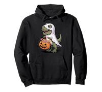 Halloween Dinosaurio Fantasma Calabaza Tyrannosaurus Rex Sudadera con Capucha