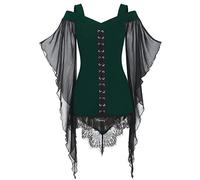 Halloween Disfraz Adulto Vestido GóTico De Bruja Medievales Para Mujer Carnaval Ropa Punk Originales Cosplay