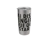 Halloween Disfraz: Fingiendo Que Quiero Estar Aquí - Español Vaso térmico de acero inoxidable de doble pared