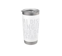 Halloween Disfraz: Fingiendo Que Quiero Estar Aquí - Español Vaso térmico de acero inoxidable de doble pared