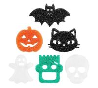 Halloween Dish Sponge - Six Piece Non Scratch, Cute Cleaning Scrubber
