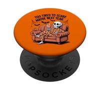 Halloween Divertido Demasiado Cansado para asustar Tal Vez el próximo año PopSockets PopGrip Adhesivo