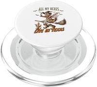 Halloween Divertido Todos mis hexes Viven en Texas PopSockets PopGrip para MagSafe