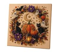 Halloween DIY Pearl Art For Beginners,5D Halloween Pearl Beads Art For Home