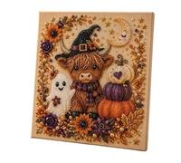 Halloween DIY Pearl Art For Beginners,5D Halloween Pearl Beads Art For Home
