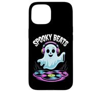 Halloween DJ Fantasma Spooky Beats Fiesta Música Carcasa para iPhone 15