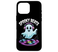 Halloween DJ Fantasma Spooky Beats Fiesta Música Carcasa para iPhone 16 Pro Max