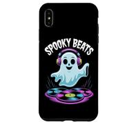 Halloween DJ Fantasma Spooky Beats Fiesta Música Carcasa para iPhone XS Max