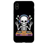 Halloween DJ Fiesta Esqueleto Rave Carcasa para iPhone XS Max