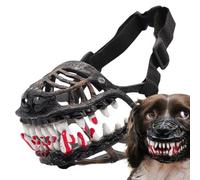 Halloween Dog Muzzle - Reusable Latex Puppy Face Cover Mouth Guard