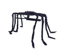 Halloween Dog Spider Costume, Spooky Pet Cosplay Outfit, Adjustable Plush Design, Lightweight Comfortable Fit Fun Dress Up Accessory for Puppy, Small Dog, Event, Party, Parade, Holiday Photoshoot Use
