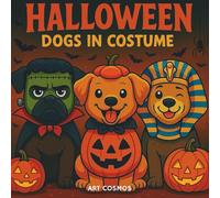 Halloween Dogs In Costume: Coloring Book