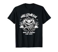 Halloween Donde Las Calabazas Cobran Vida espeluznantes murciélagos Fantasmas Camiseta