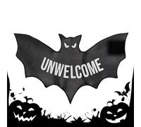Halloween Door Mat, Bat Floor Unwelcome Rug, 35.43x23.62 Inches Home Decor Doormat for Halloween Decorations, Bathroom, Bedroom, Haunted House, Kitchen, Outdoor Parties, Patio and Seasonal Use