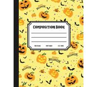 Halloween Dot Composition Notebook: 100 page dot notebook for halloween work