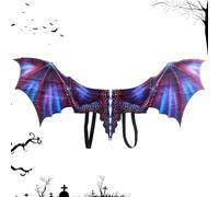 Halloween Dragon Cape Wings - Cosplay Costume Accessory For Adults & Kids | 1 Size Fits Most | Fantasy Party Wings For Men, Women | Carnival, Fancy Dress, Halloween Prop