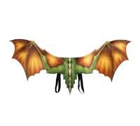 Halloween Dragon Wings - Cosplay Dress Up | 3D Dragon Costume Wings | Non-Woven Fabric Accessory | Elastic Shoulder Straps for Kids & Adults | Fantasy Outfit for Party and Festival