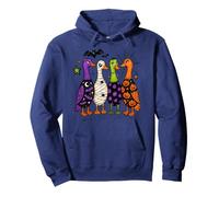 Halloween Ducks In A Row Spooky Birds Women Girls Kids Sudadera con Capucha