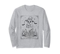Halloween El Fantasma Reservado Tarot Lindo Ratón de Biblioteca Manga Larga