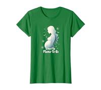 Halloween Embarazo Fantasmal Mama-To-Be Spooky Maternity Camiseta, Mujer, Verde Kelly, 3XL