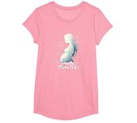 Halloween Embarazo Fantasmal Mama-To-Be Spooky Maternity Camiseta, Niñas, Rosado, Mediano