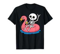 Halloween en Julio Hombres Mujeres Niños Verano Esqueleto Camiseta