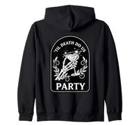 Halloween Espeluznante Divertido Vibe Til Death Do Us Party Funny Sudadera con Capucha