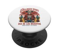 Halloween Esqueleto Vaquero Cultura Mexicana PopSockets PopGrip Adhesivo