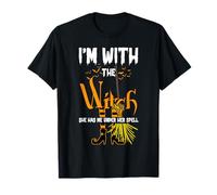 Halloween Estoy con la Bruja Ella me Tiene bajo su Hechizo Camiseta
