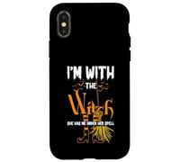 Halloween Estoy con la Bruja Ella me Tiene bajo su Hechizo Carcasa para iPhone X/XS