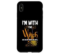 Halloween Estoy con la Bruja Ella me Tiene bajo su Hechizo Carcasa para iPhone XS MAX