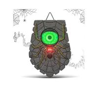 Halloween Eyeball Doorbell Animated Haunted House Decoration with Spooky Sound And Light Up Eyeball