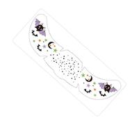 Halloween Face Decals Women Creepy Eye Stickers Bat Pumpkin Handprint Adhesive Makeup for Kids Scary Costume Party Festival Accessories Carnival Decoration Fun, 5.2x15cm/2.05x5.91 inches