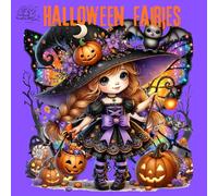 Halloween Fairies: Enjoy a Halloween full of smiles and fun with adorable Halloween fairies cheerful pumpkin lantern and a sweetly spooky potion cauldron!!