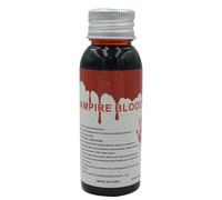 Halloween Fake Blood, 100 ml Washable Líquido, Realistic Splatter Effect for Makeup, Vampiro, Zombie, and Costume Horror Looks, Perfect for Costume Party and Spooky Displays