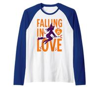 Halloween - Falling in Love Camiseta Manga Raglan
