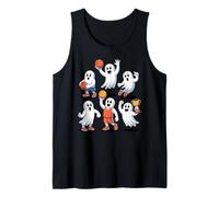 Halloween Fantasma Baloncesto Cesta Aro Jugador Camiseta sin Mangas