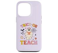 Halloween Fantasma Libro Lectura Escuela Profesor Truco o enseñar Carcasa para iPhone 13 Pro