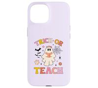 Halloween Fantasma Libro Lectura Escuela Profesor Truco o enseñar Carcasa para iPhone 15