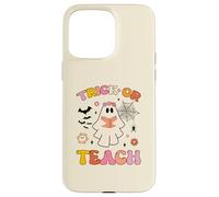 Halloween Fantasma Libro Lectura Escuela Profesor Truco o enseñar Carcasa para iPhone 15 Pro MAX