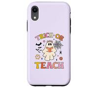 Halloween Fantasma Libro Lectura Escuela Profesor Truco o enseñar Carcasa para iPhone XR