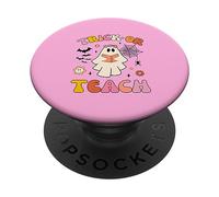 Halloween Fantasma Libro Lectura Escuela Profesor Truco o enseñar PopSockets PopGrip Adhesivo