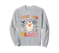 Halloween Fantasma Libro Lectura Escuela Profesor Truco o enseñar Sudadera