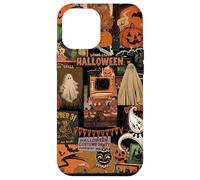 Halloween Fantasmas Calabazas Spooky Collage Horror Estética Carcasa para iPhone 12 Pro MAX
