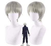 Halloween Fashion Christmas Party Dress Up Perücke Cosplay Perücke Curse Back To War Dog Curling Dornen Breaking Dawn 呪戦 Kurzes Haar