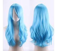 Halloween Fashion Christmas Party Dress Up Wig Cos Anime Wig Universal Multicolor 70Cm Long Curly Hair Micro Curly Cosplay Color:Jf70-08