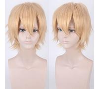 Halloween Fashion Christmas Party Dress Up Wig Cos Wig Juvenile Reverse Warped Short Hair Color Universal Men'S Wig Cosplay Anime Wig Color:002-30