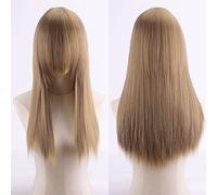 Halloween Fashion Christmas Party Dress Up Wig Cosplay Anime Wig High Temperature Silk Rose Net Colorful 60Cm Thickening Long Straight Hair Color:Zf60-4 Thickening
