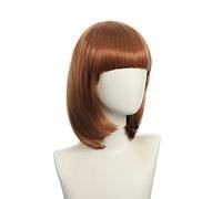 Halloween Fashion Christmas Party Dress Up Wig Cosplay Nightclub Show Bar Oblique Bangs Female Short Hair Pink Beige Blue Bobo Bobo Wig Color:K051-9