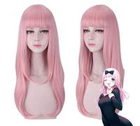 Halloween Fashion Christmas Party Dress Up Wig Miss Hui Ye Wants Me To Confess The Secretary Fujiwara Qianhua Soft Pink Cosplay Wig